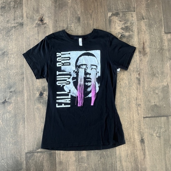 Tops - FALL OUT BOY BAND TEE Purple Ombre